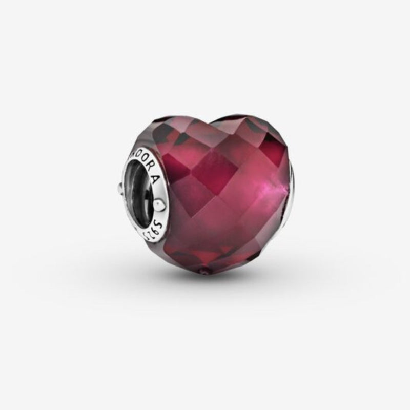 Fuchsia Pink Heart Charm FINAL SALE – Fiancée Jewellers
