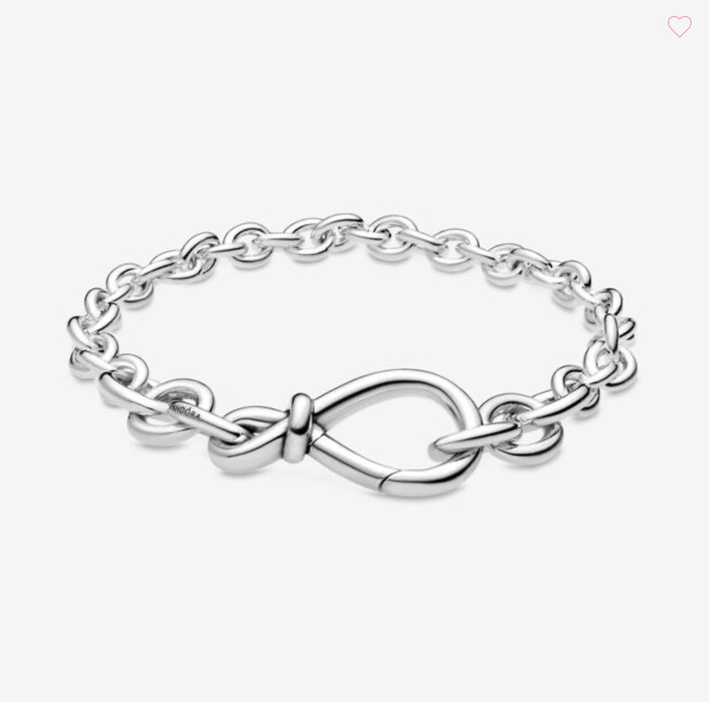 Chunky Infinity Knot Chain Bracelet