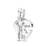 Best Friends Heart & Key Pendant - Item #398130 - FINAL SALE