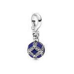 Blue Christmas Ornament Dangle Charm - Item #798512C01 - FINAL SALE
