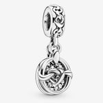 Knotted Hearts Dangle Charm