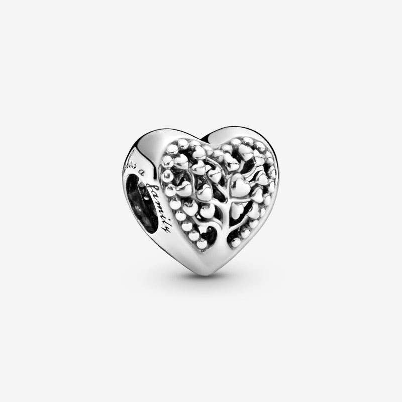 Family Tree Heart Charm