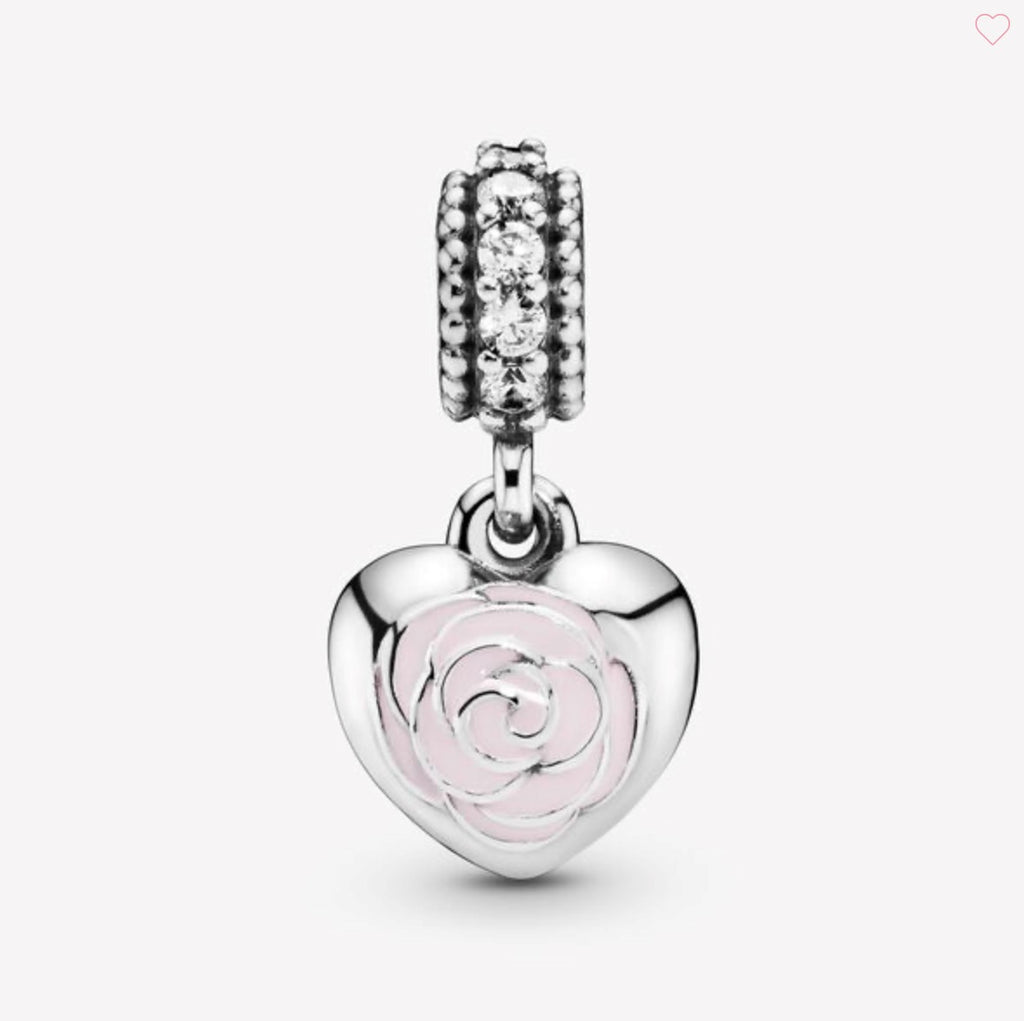 Rose Flower Pandora Love Forever Charm Pandora Mum Flower Charm