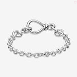 Chunky Infinity Knot Chain Bracelet