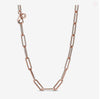 Long Link Cable Chain Necklace